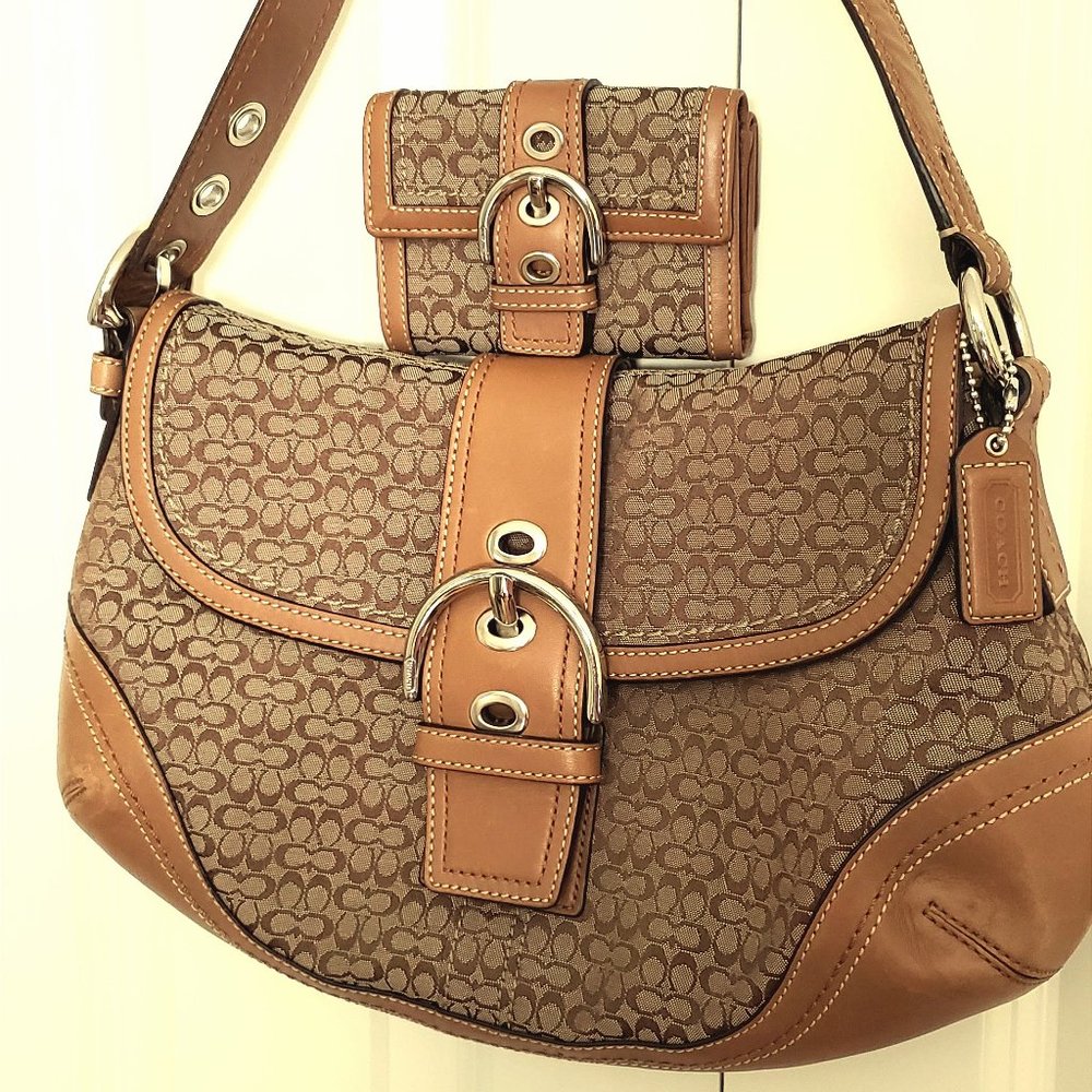 Coach handbag + wallet